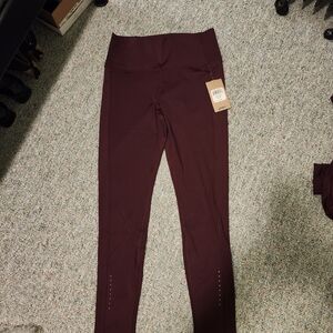 NWT Asics Burgundy Leggings